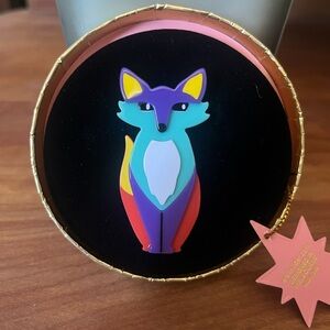 Erstwilder Varuka fox acrylic brooch lucky dip exclusive jewelry